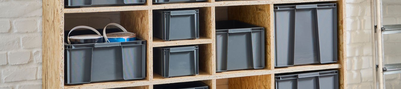 Master Box, bac de rangement en plastique renforcé et durable